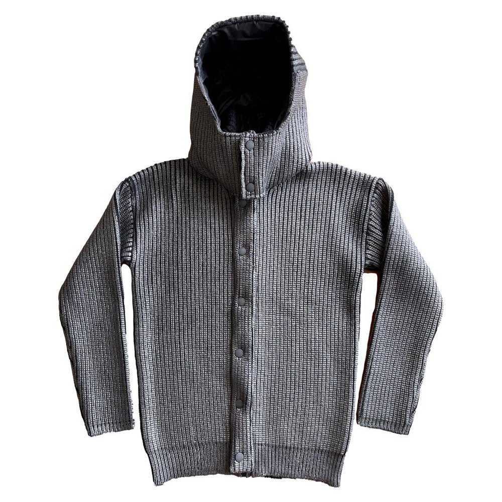 Burberry Prorsum Metallic Painted Hooded Jacket
